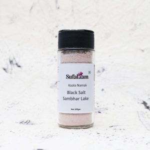 Black Salt Sambhar Lake, Unrefined, Mineral-rich, No additives